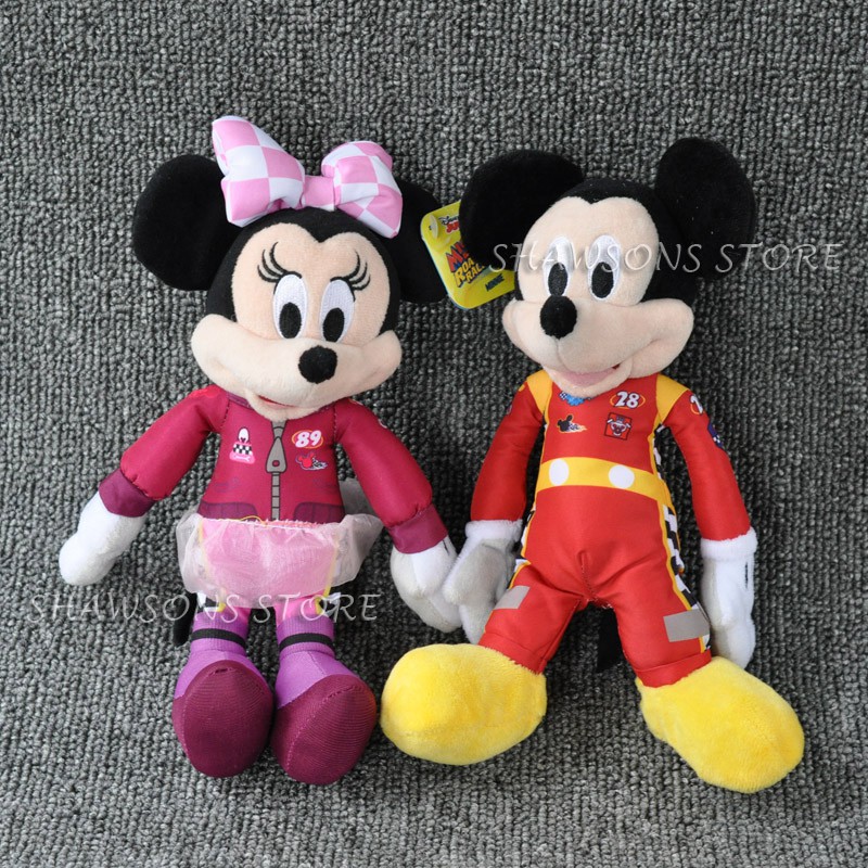 mickey and the roadster racers talking mickey mouse plush and car