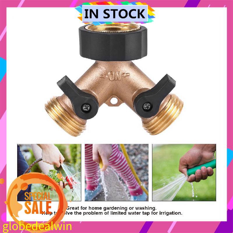 Yard, Garden & Outdoor Living 4 Way 3/4'' Garden Water Tap Splitter