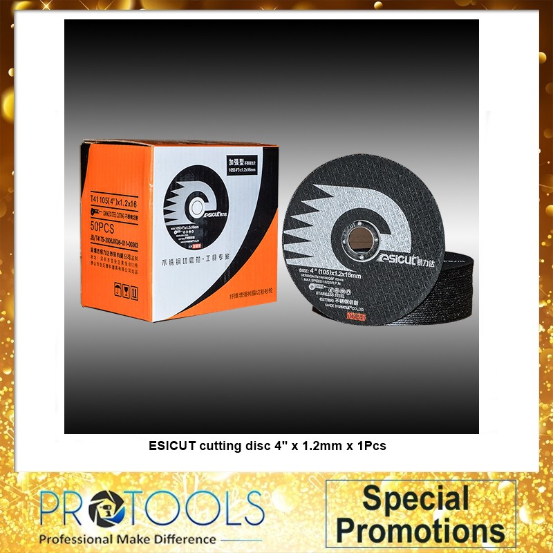 [100 Original] ESICUT cutting disc 4" x 1.2mm x 1Pcs (protools