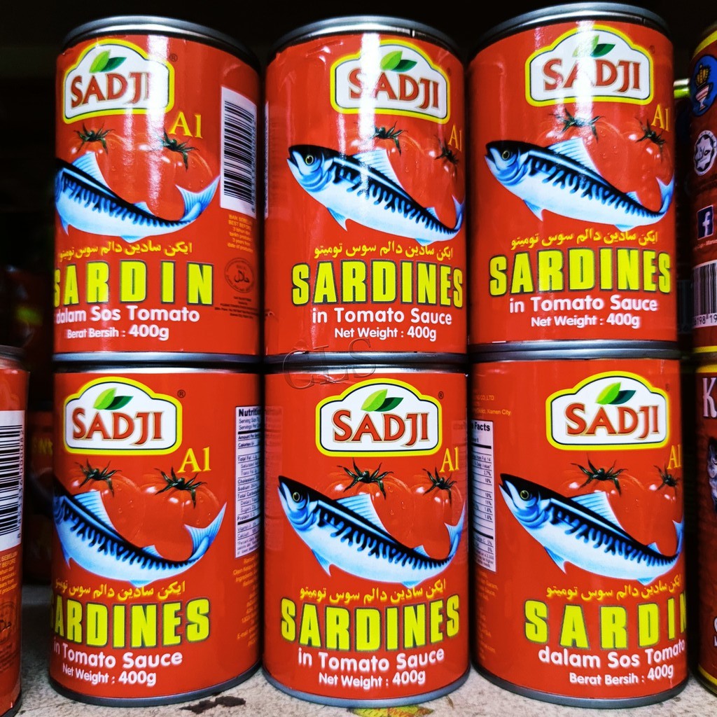 CLS Sardin Tin Sadji Ikan Sardine Tomato Sauce Sardin Ikan Tin Fish Can