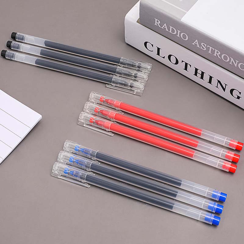 Simple Transparent Gel Pen Student Pen Study Gift School Supplies
