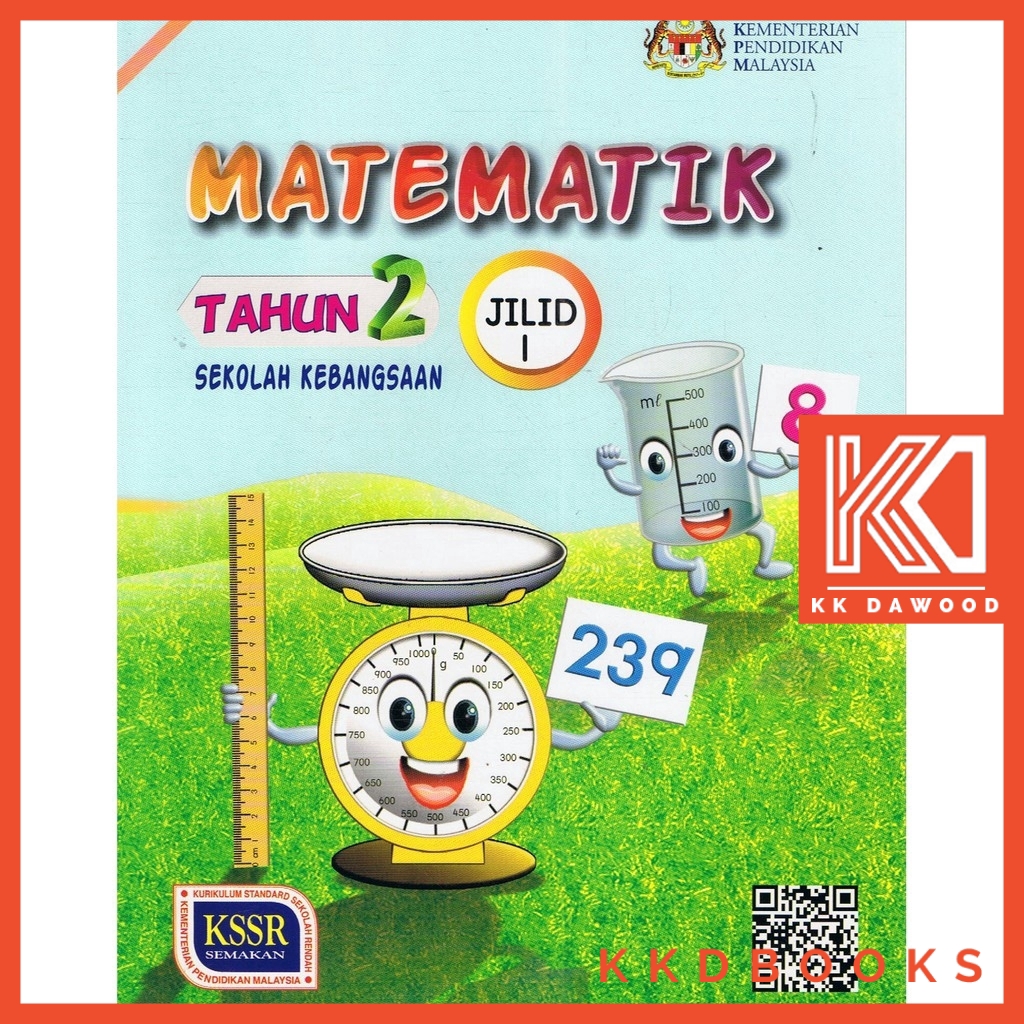 Buku Teks Tahun 2 Matematik Jilid 1  Shopee Malaysia