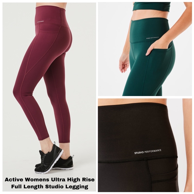 Anko Active Women Studio Full Length Ultra High Rise Leggings | Shopee ...