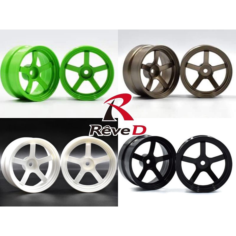 READY STOCK】ReveD RW-DP5K6/W6 【1/10 Drift Wheel“DP5”】rim Offset 6mm  2pcs/pack | Shopee Malaysia