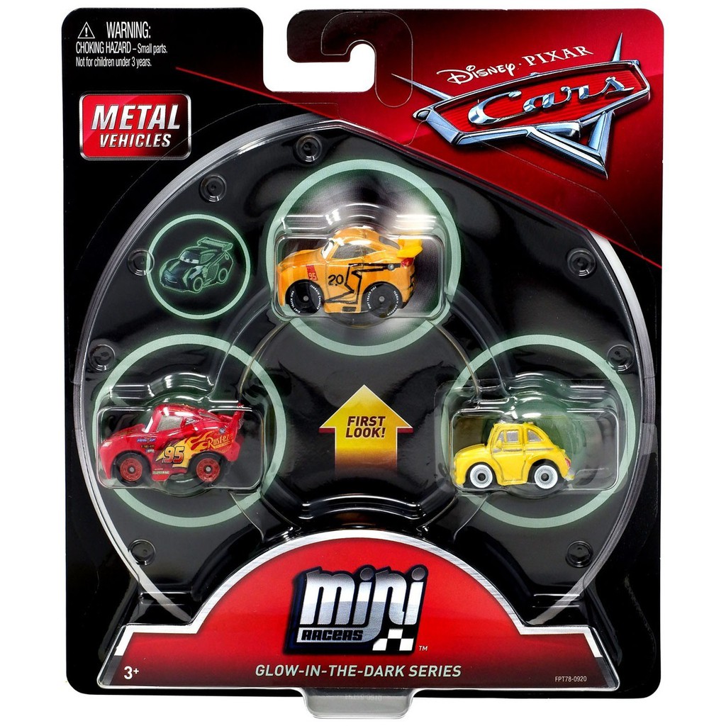 mini racers cars 3 pack