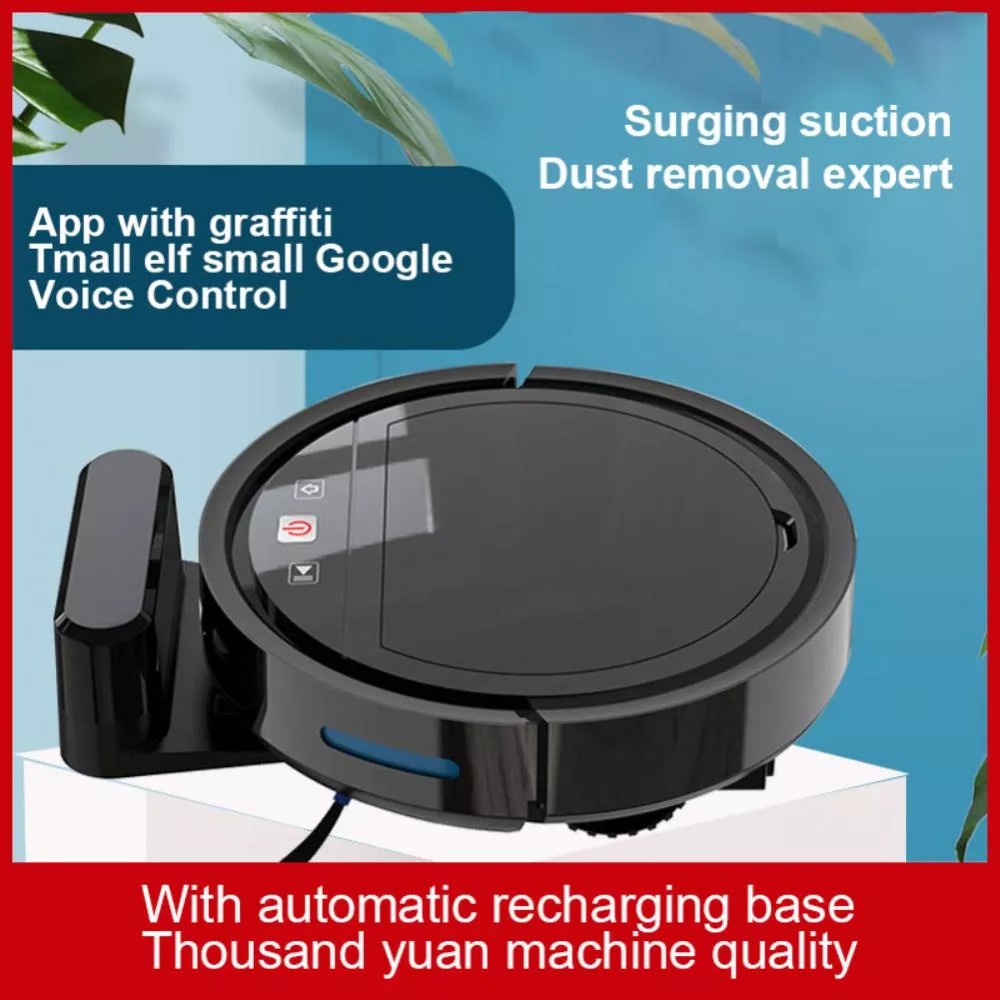 TUYA 2500pa Auto Charge Vacuum Smart Wifi Automatic Robot Vacuum Cleaner APP & Voice Control Smart Vacuum Tuya028