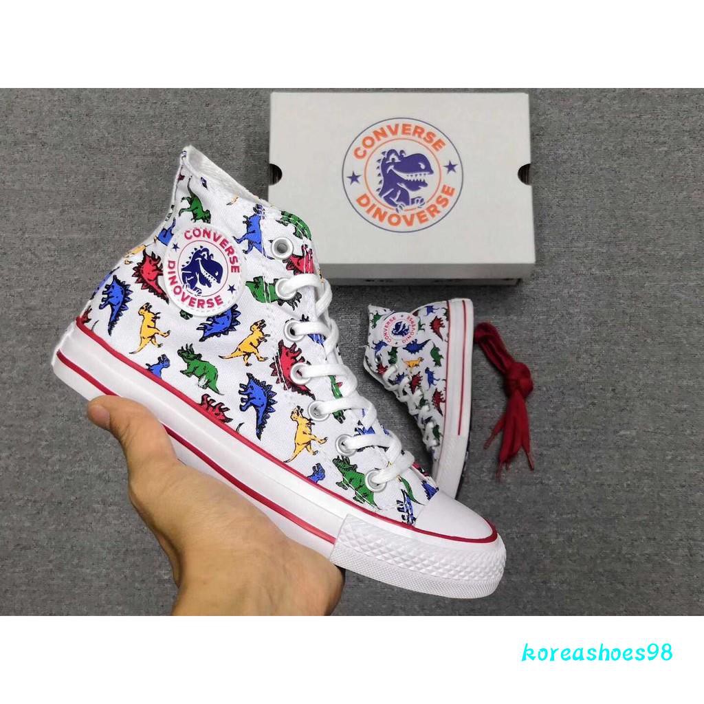 dinosaur canvas shoes