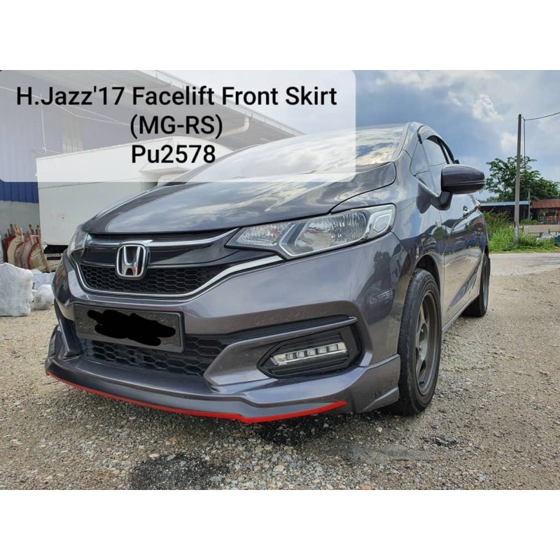 Honda Jazz Fl 2018 2019 2020 Mugen Rs Bodykit Body Kit Front Side Rear Skirt Lip Gk Gk5 Shopee Malaysia