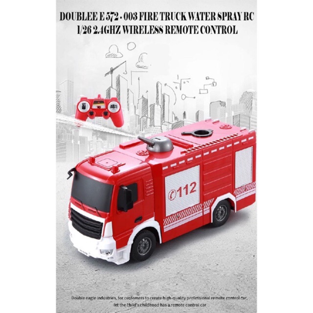 wireless remote control fire truck