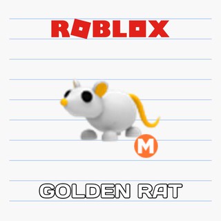 Roblox Adopt Me Neon Golden Rat Shopee Malaysia - what a rat roblox