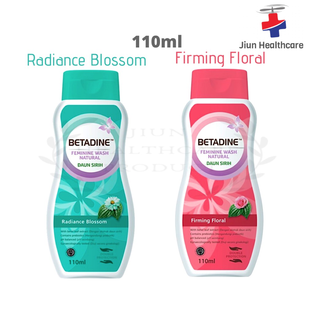 Betadine Feminine Wash Natural Daun Sirih 110ml (Firming Floral