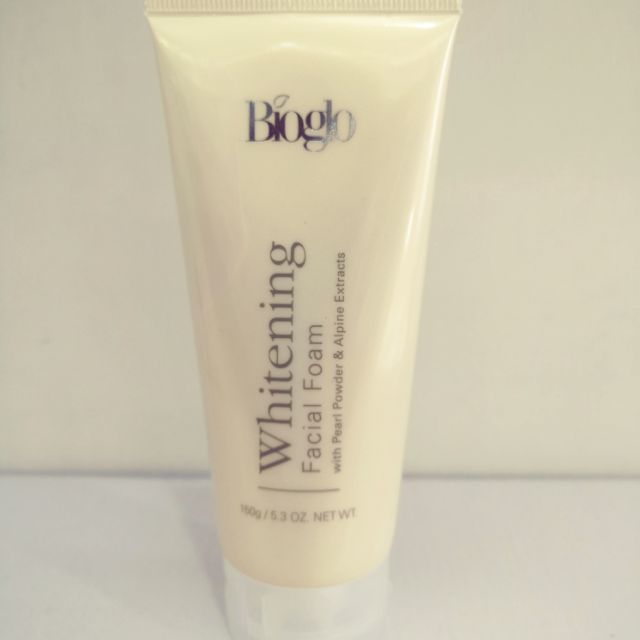 bioglo whitening facial foam
