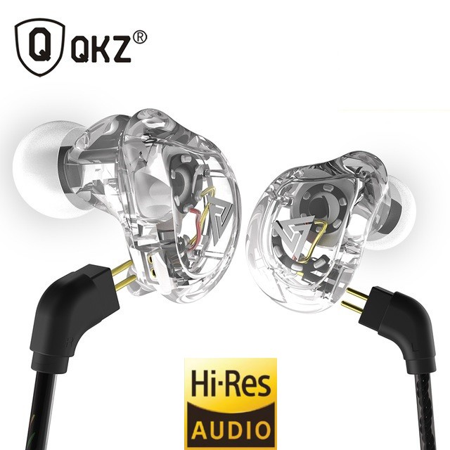 [FREE POUCH] QKZ VK1 ZXD 4DD In-Ear HIFI Sport Gaming Headset Hi-Res ...
