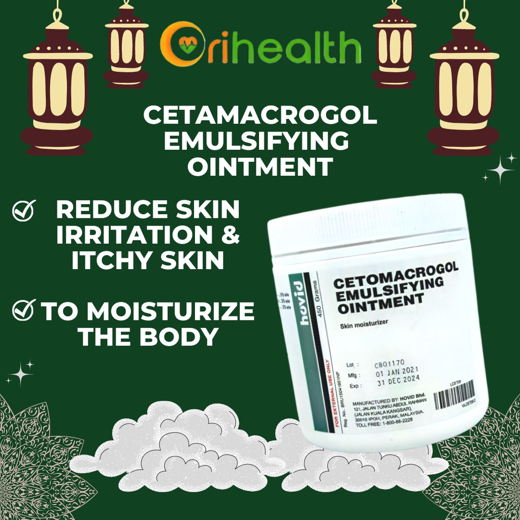 HOVID CETOMACROGOL EMULSIFYING OINTMENT super moisturizing soap