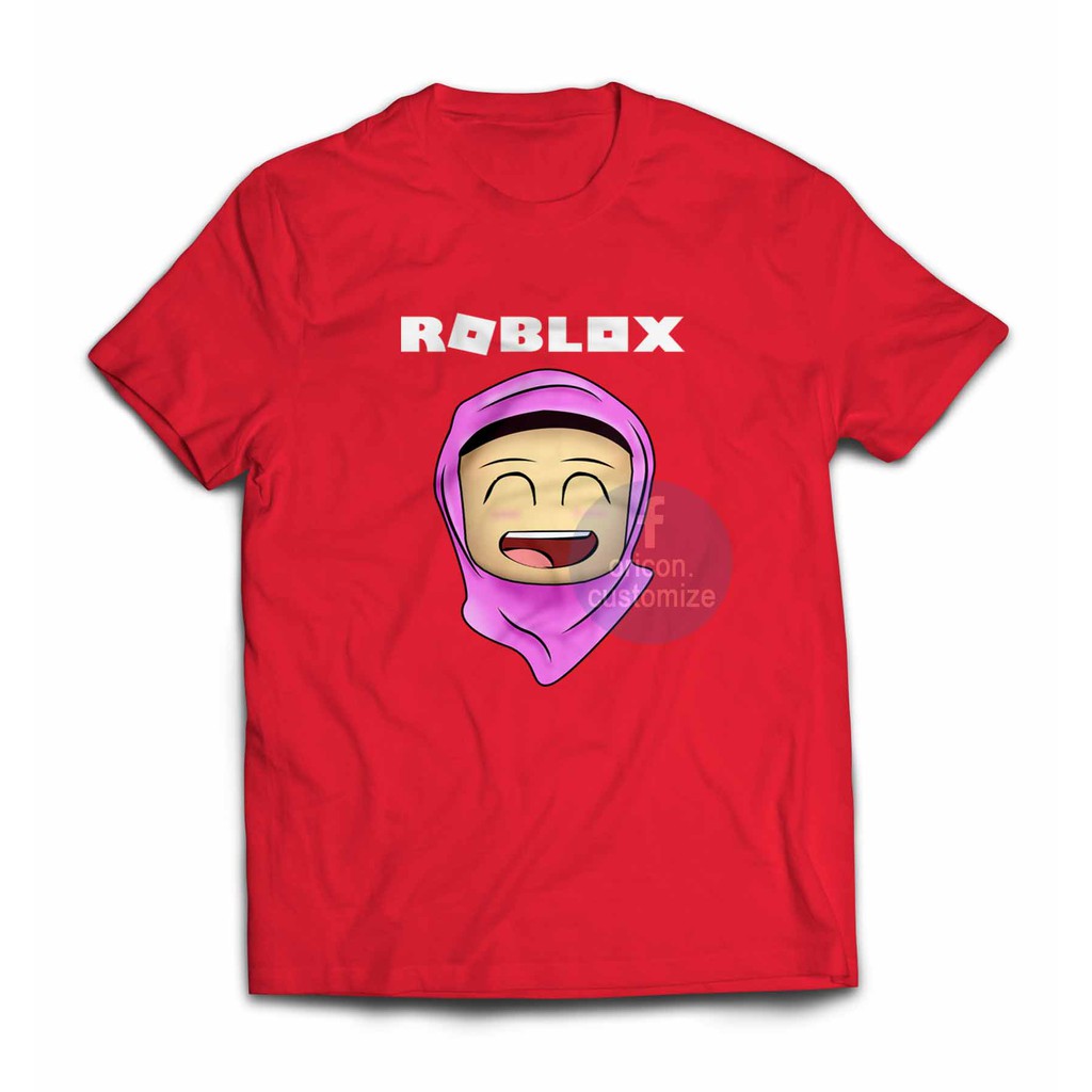 Roblox Tshirt Gaming Tee Mobile Game Baju Budak Roblox Tee Cotton T Shirt Gfx Print Name Shirt Tudung Cute Drawing Shopee Malaysia - baju roblox free 2020