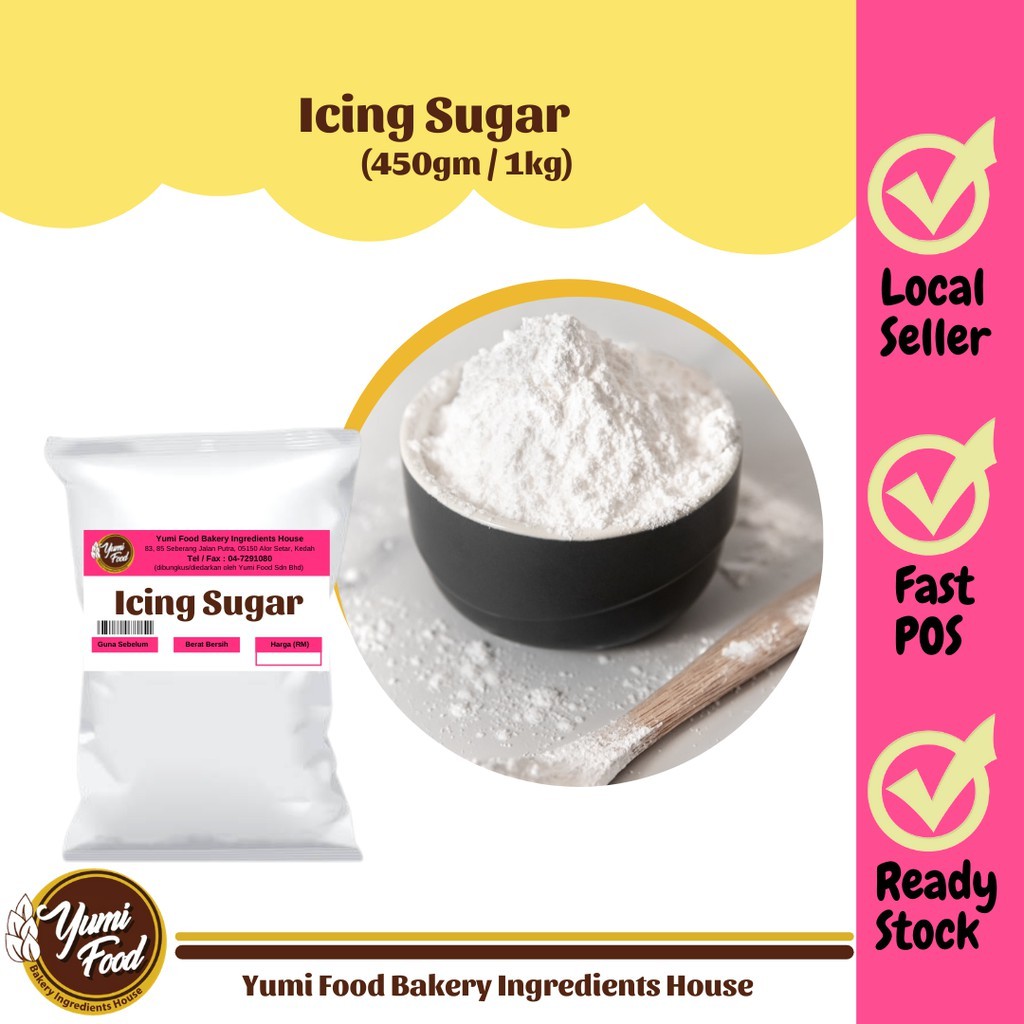 Ready Stock Icing Sugar Gula Aising Gula Icing Baking Use