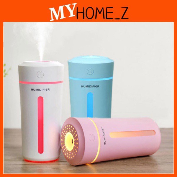 MYHZ_Color Cup Ultrasonic Air Purifier Atomizer Car Humidifiers Purifiers 270ML 車載 加濕器