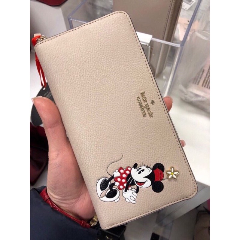 Kate Spade x Minnie Mouse Long Zip Wallet | Shopee Malaysia
