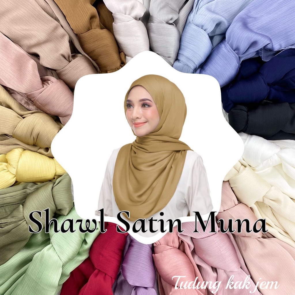 shawl satin muna ombra
