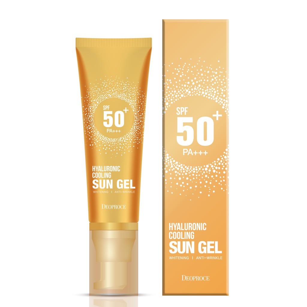 Deoproce Hyaluronic Cooling Sun Gel SPF 50 PA+++ 50g | Shopee Malaysia