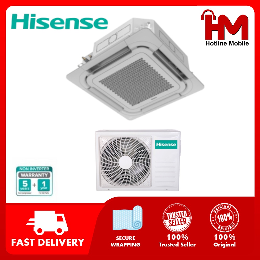 Hisense Auc20qfgs 20hp R32 Ceiling Cassette Air Conditioner Shopee Malaysia 9410