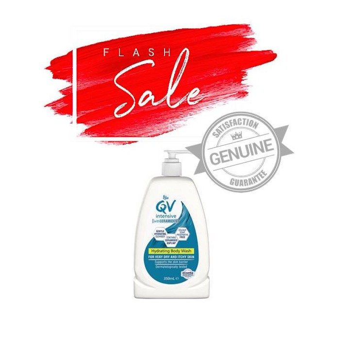 [NEW STOCK] QV Intensive With Ceramides Hydrating Body Wash 350ml