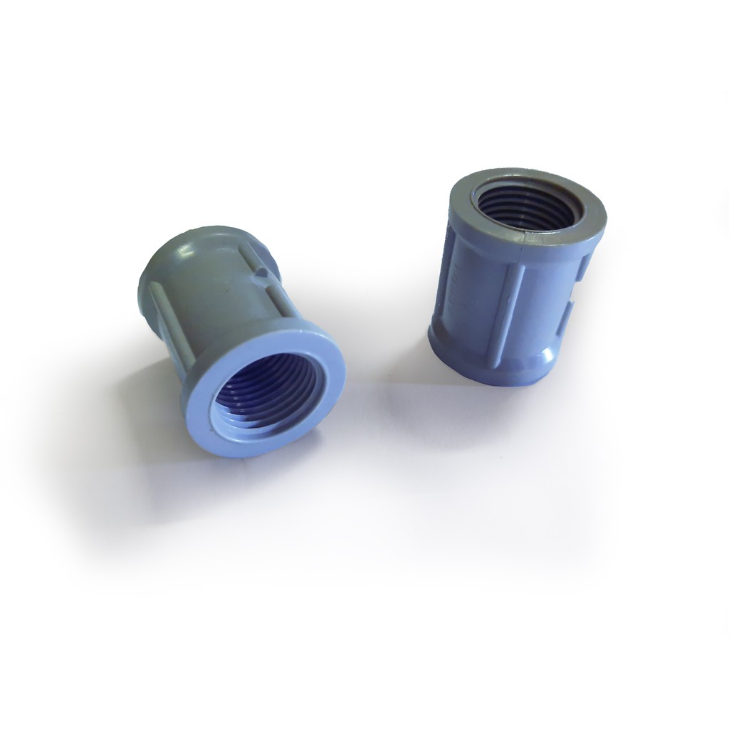 Pvc Acetal Thread Socket Penyambung Paip Pvc Dalam Gigi Kembar Pvc