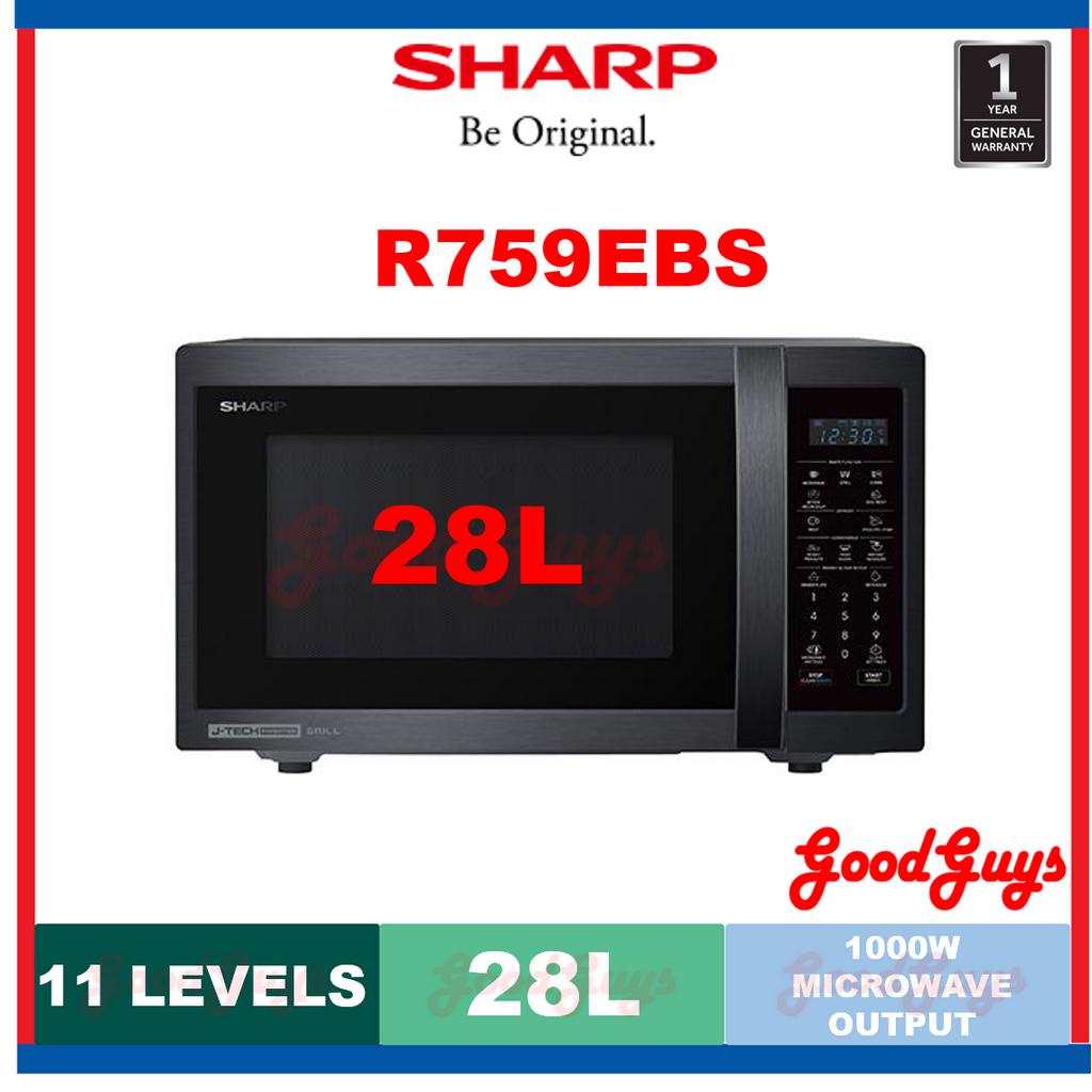 SHARP R759EBS 28L J-TECH INVERTER WITH GRILL MICROWAVE OVEN