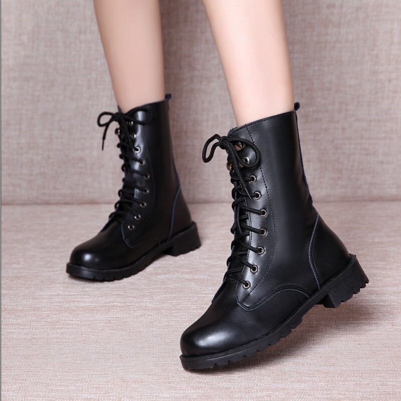 calf high doc martens