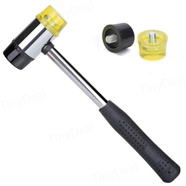 RUBBER/PLASTIC DOUBLE FACE STEEL HANDLE HAMMER ( 25MM,30MM,35MM,40MM ...