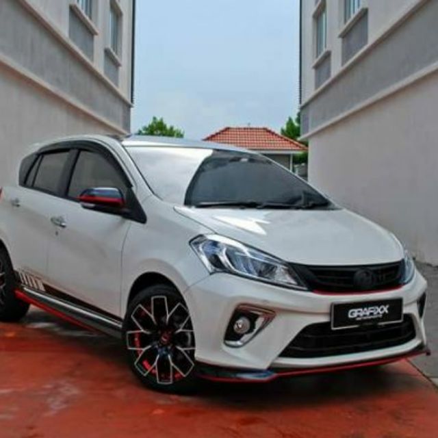 Myvi 2018 baru gear up bodykit full set + spoiler  Shopee 