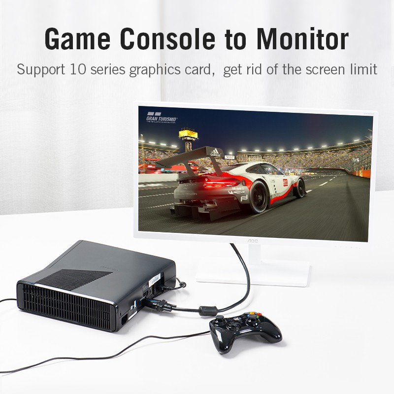 Vention HDMI to VGA Adapter with Audio Gold-Plated 1080P HDMI to VGA Converter for PC TV Xbox Laptop Projector