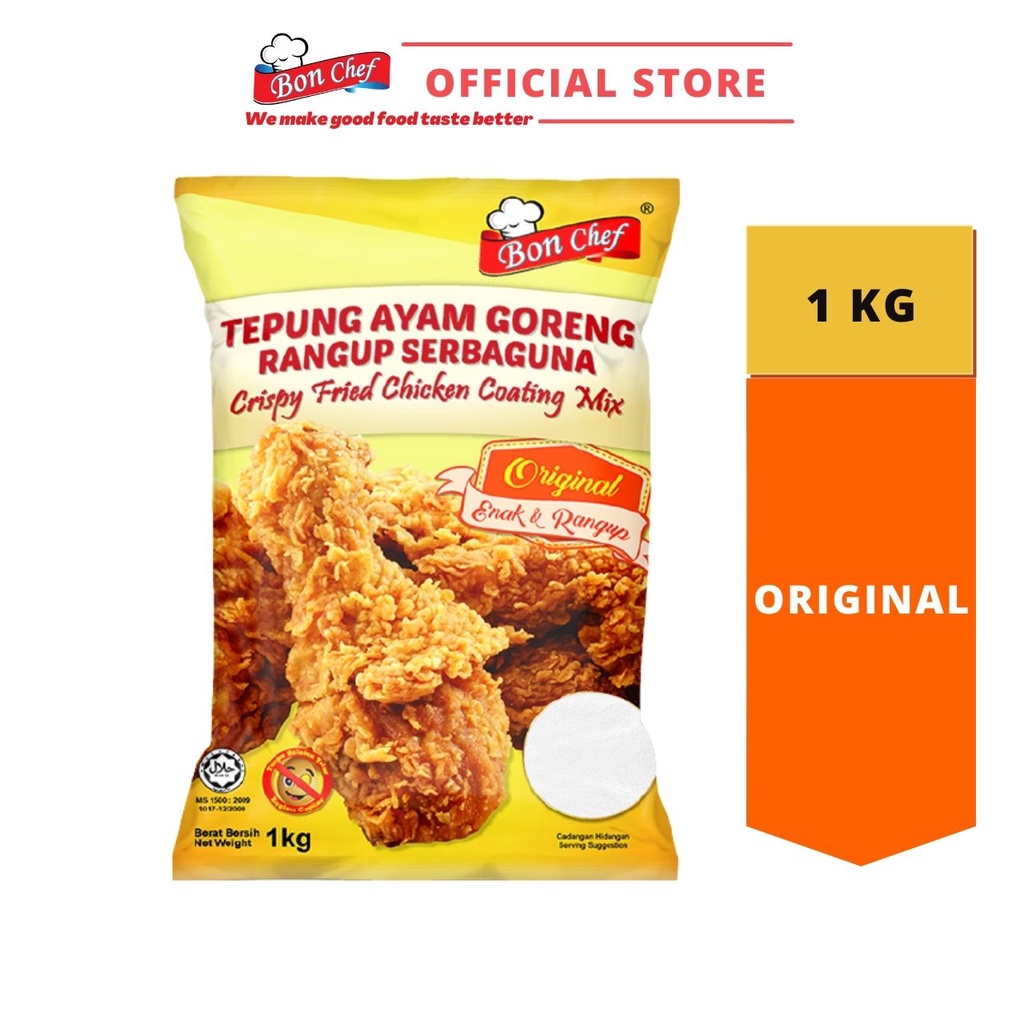 [ 1KG ] Tepung Ayam Goreng ORIGINAL Bon Chef