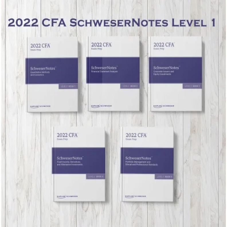 ☆純正入荷☆ CFA Level1 Schweser note 2022一式 www.m