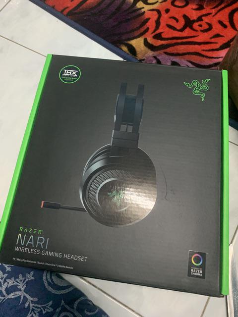 Razer Nari Wireless Chroma Gaming Headphone Shopee Malaysia