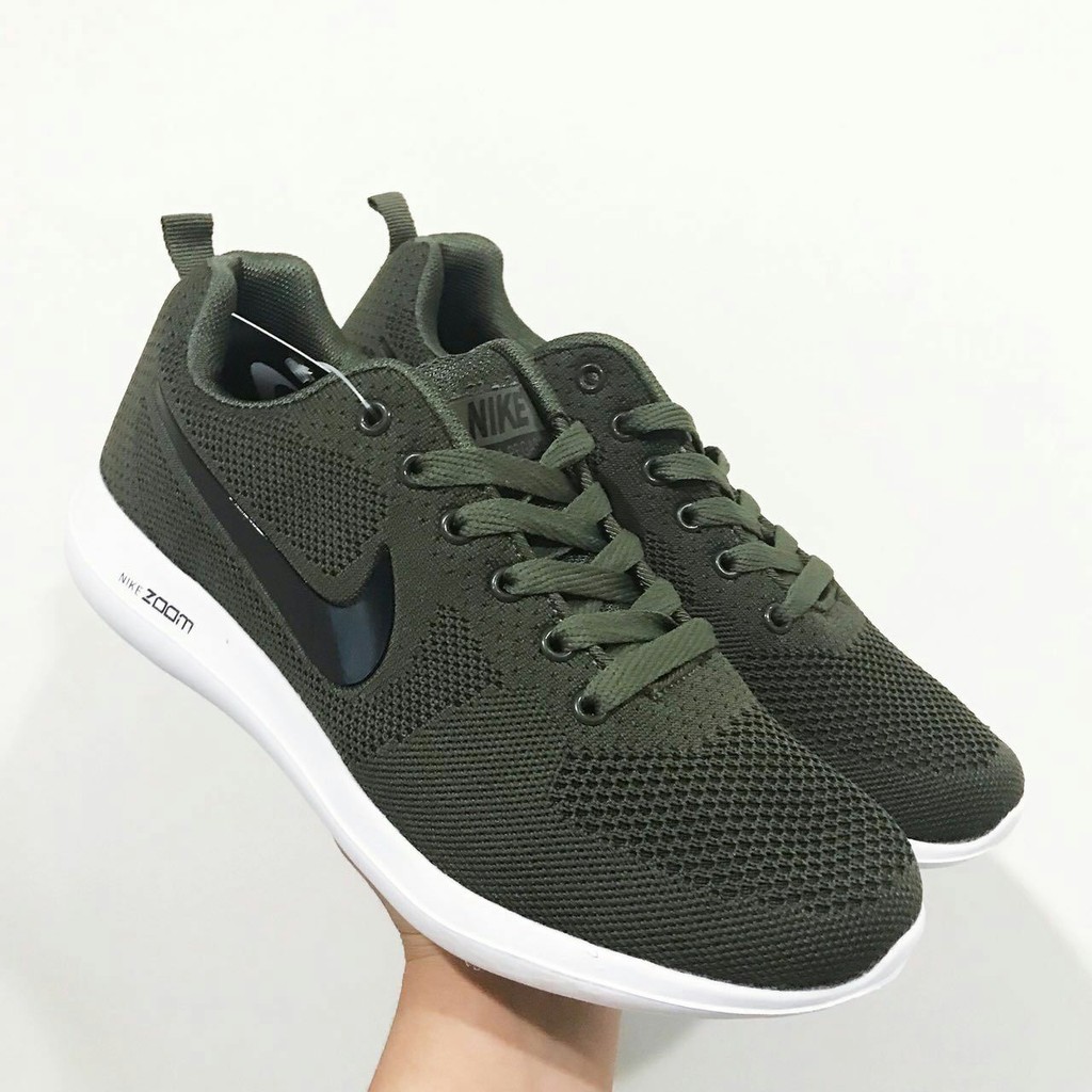 nike army colour shoes
