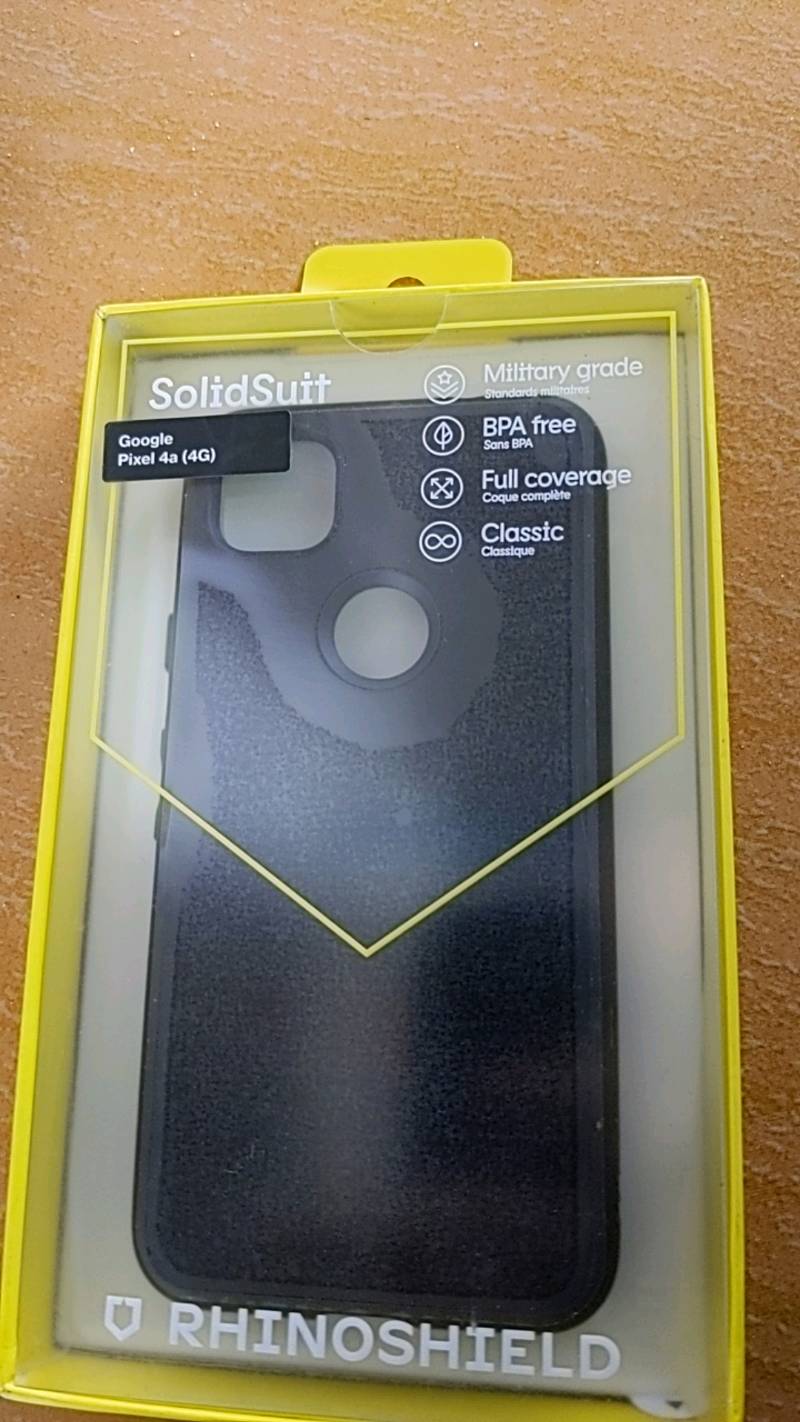 Original RhinoShield SolidSuit Google Pixel 4a / 4 / XL Shock Absorbent  Slim Design Protective Cover Case | Shopee Malaysia
