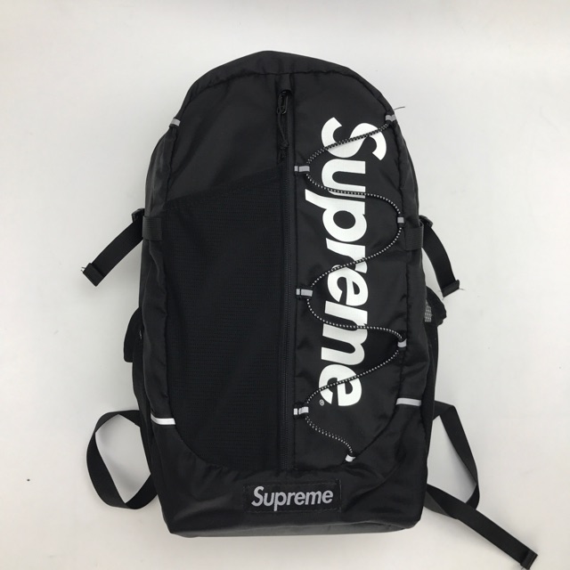 supreme ss17 black backpack