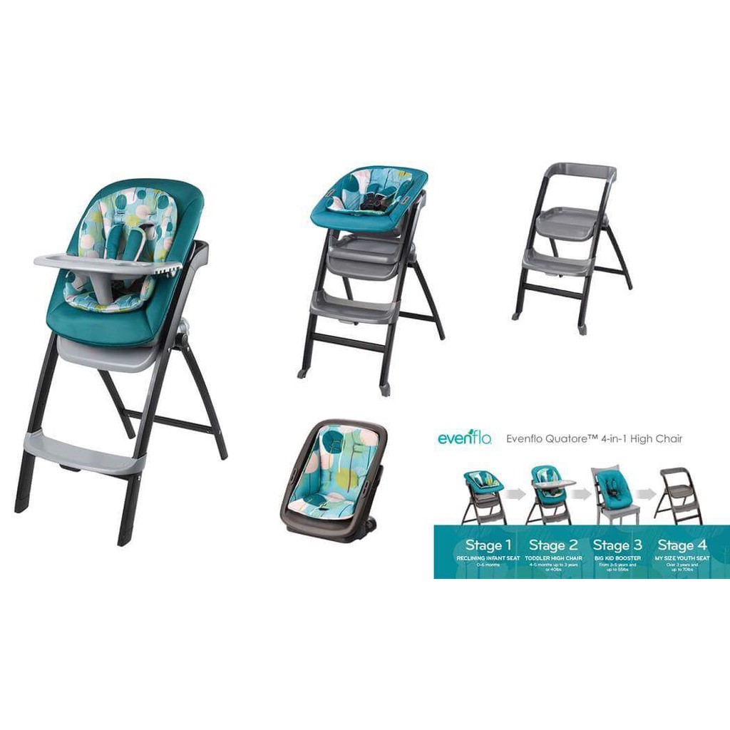evenflo 4 in 1 high chair