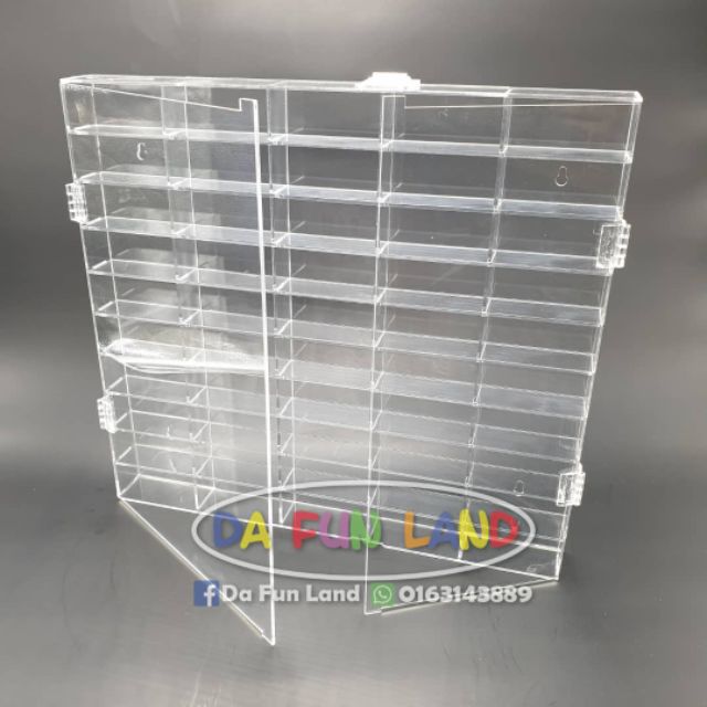 hot wheels plastic display case