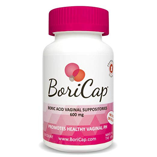 Boricap Boric Acid Vaginal Suppositories 30 Count 600mg Shopee Malaysia