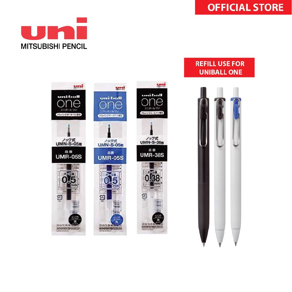 Uniball Uniball One Gel Pen Refill 0.5mm UMR05S / 0.38mm UMR38S
