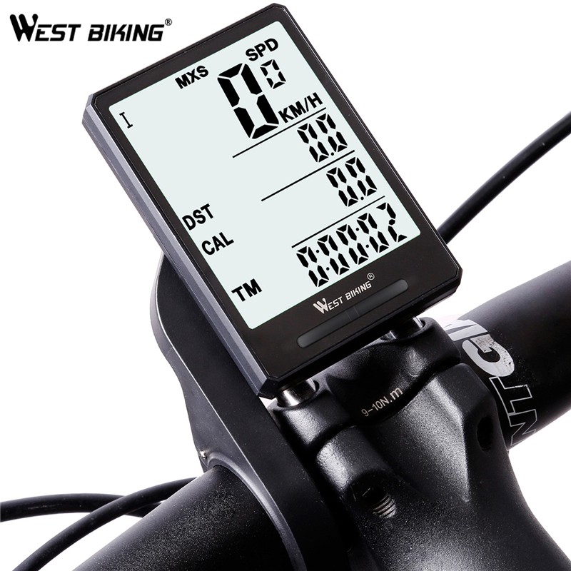 west biking bicycle computer