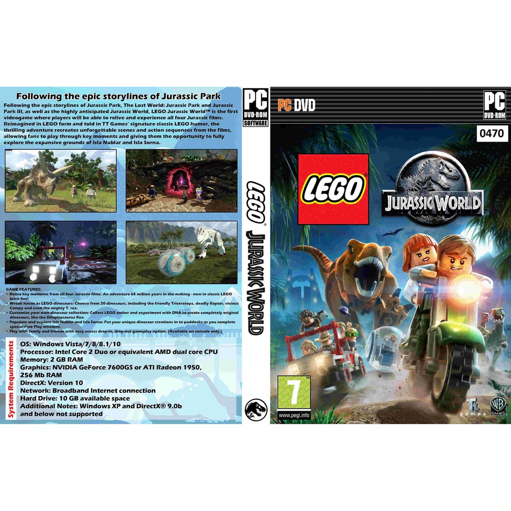 jurassic world lego pc