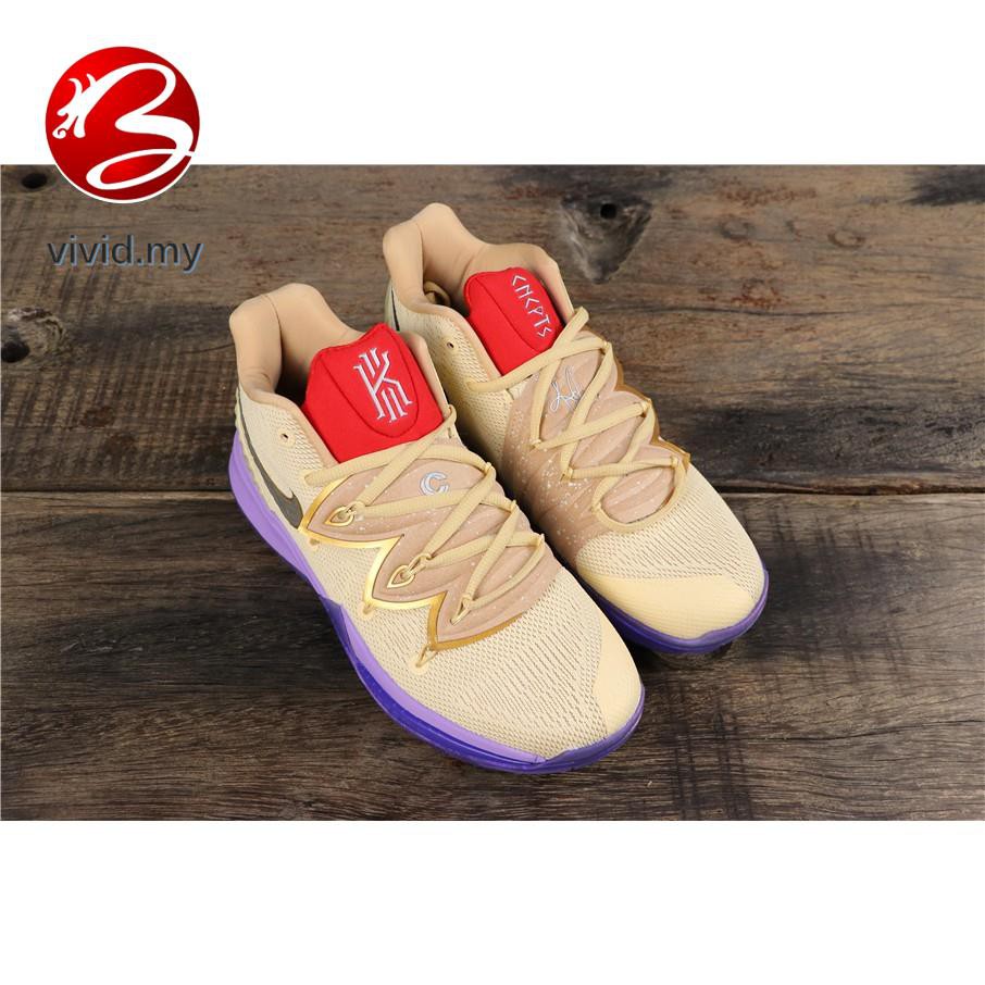 Brand New Kyrie 5 BHM GS CI7894 100 White MTLC Red