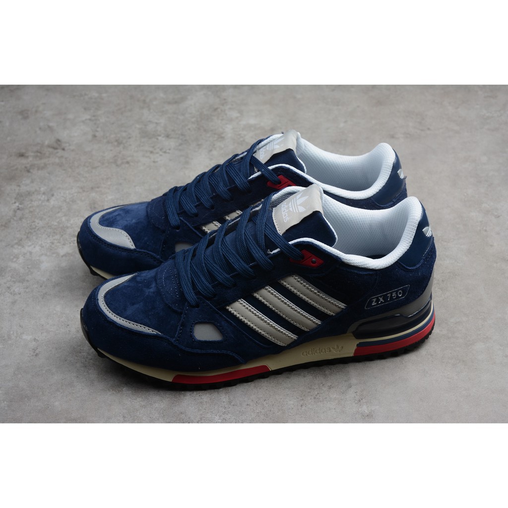 adidas zx 750 navy silver white