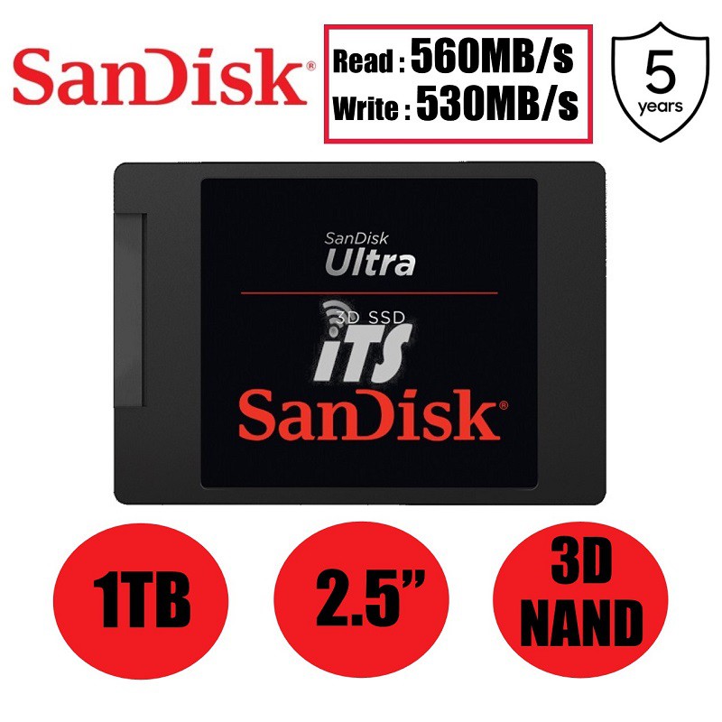 Sandisk Ultra 3d Nand Ssd 25 250gb500gb1tb Shopee Malaysia 0006