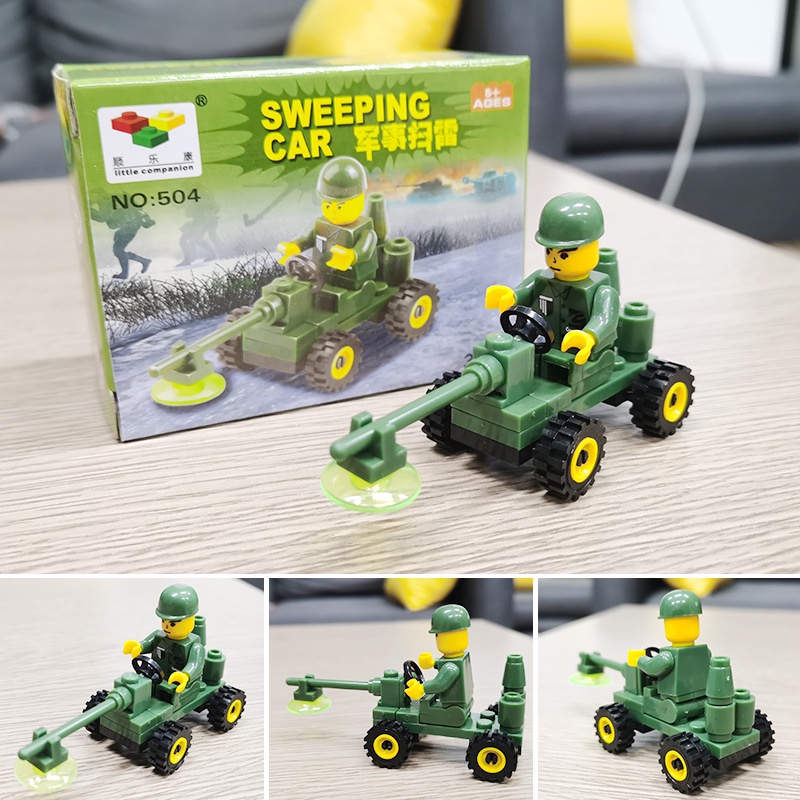 3 in 1 Vehicle Race Car Children Block Construction Kit Toy