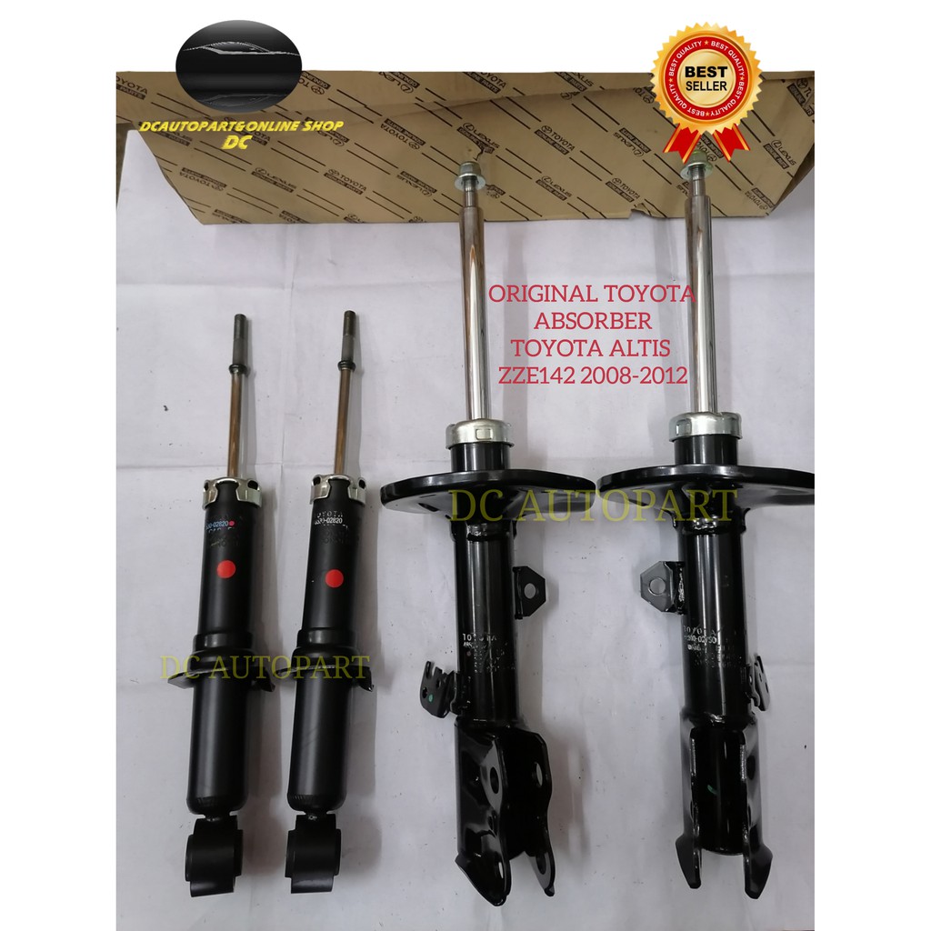 Original Toyota Altis Zze141 Zze142 Zre142 Zre143 2008 2012 Frt Rr Shock Absorber Front Rear Toyota Shopee Malaysia