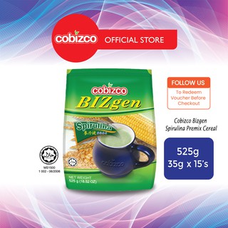 COBIZCO Bizgen Spirulina Cereal Drink 525g (35g x 15's)